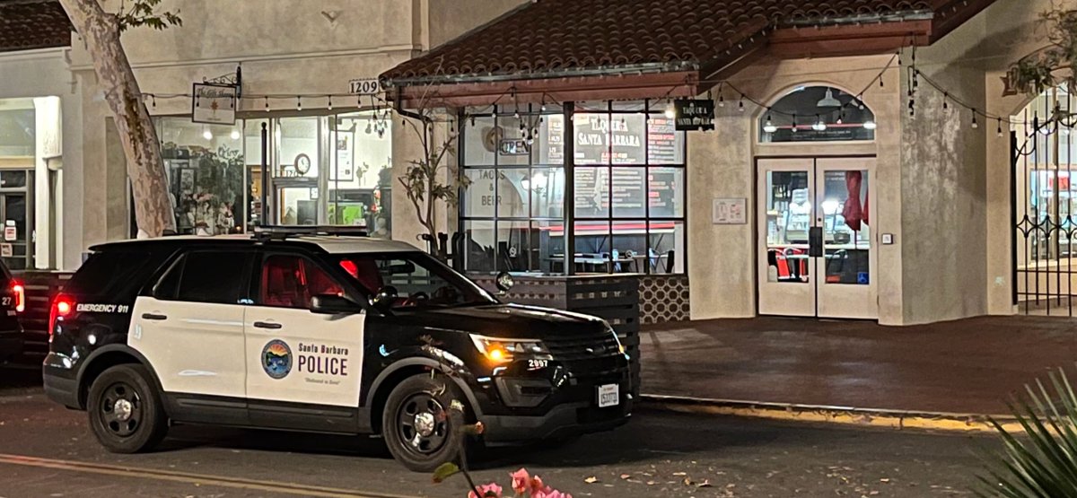 A man in his 20's is sought by Santa Barbara Police after an armed robbery at the Taqueria Santa Barbara on State Street Sunday night about 10:30 p.m. The suspect left towards the city lot in the back with a reported $1000