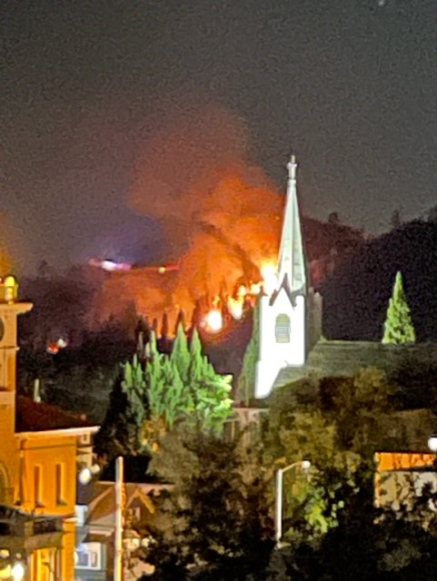 Shepherd St. in Sonora of WoodsFire. Photos courtesy of Jenn David Connolly