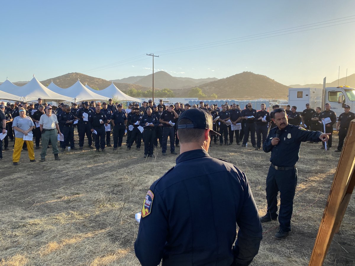 Fire west of Potrero [update] Fire remains 4,438 acres and is now 20% contained. Some evacuation orders were lifted yesterday