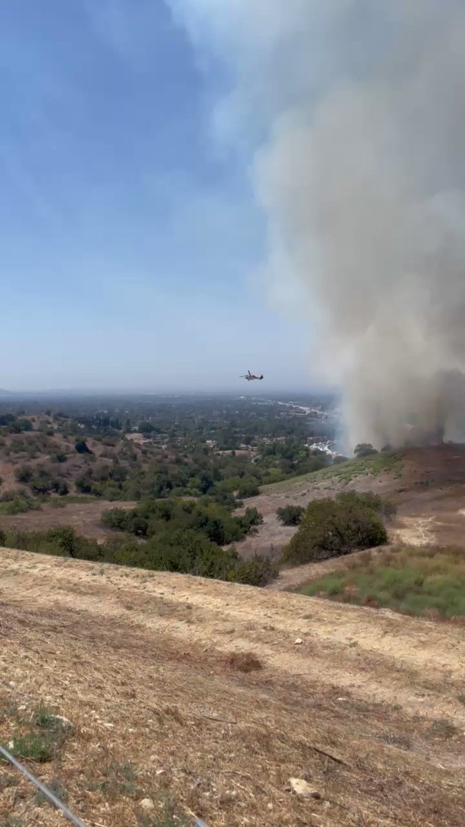 And now another brush fire