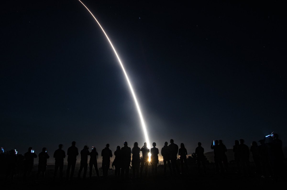 Air Force conducted its 2nd ICBM test launch in 3 weeks this morning from Vandenberg SFB. A Minuteman III sent 3 test re-entry vehicles ~4,200 miles to Kwajalein Atoll in Marshall Islands.  The 2 tests were scheduled long in advance & occurred close together because of postponements