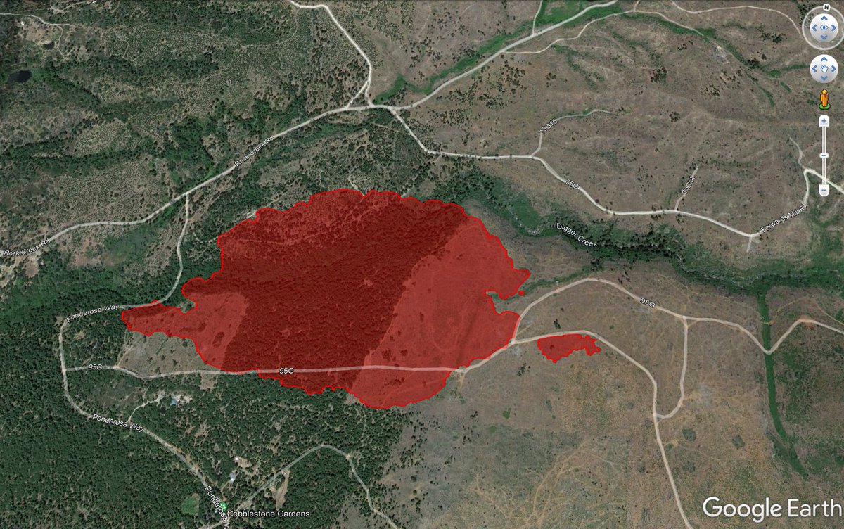 ForwardFire (Manton, Tehama/Shasta Co) - FIRIS has mapped the fire at 160 acres as of 11:52pm tonight