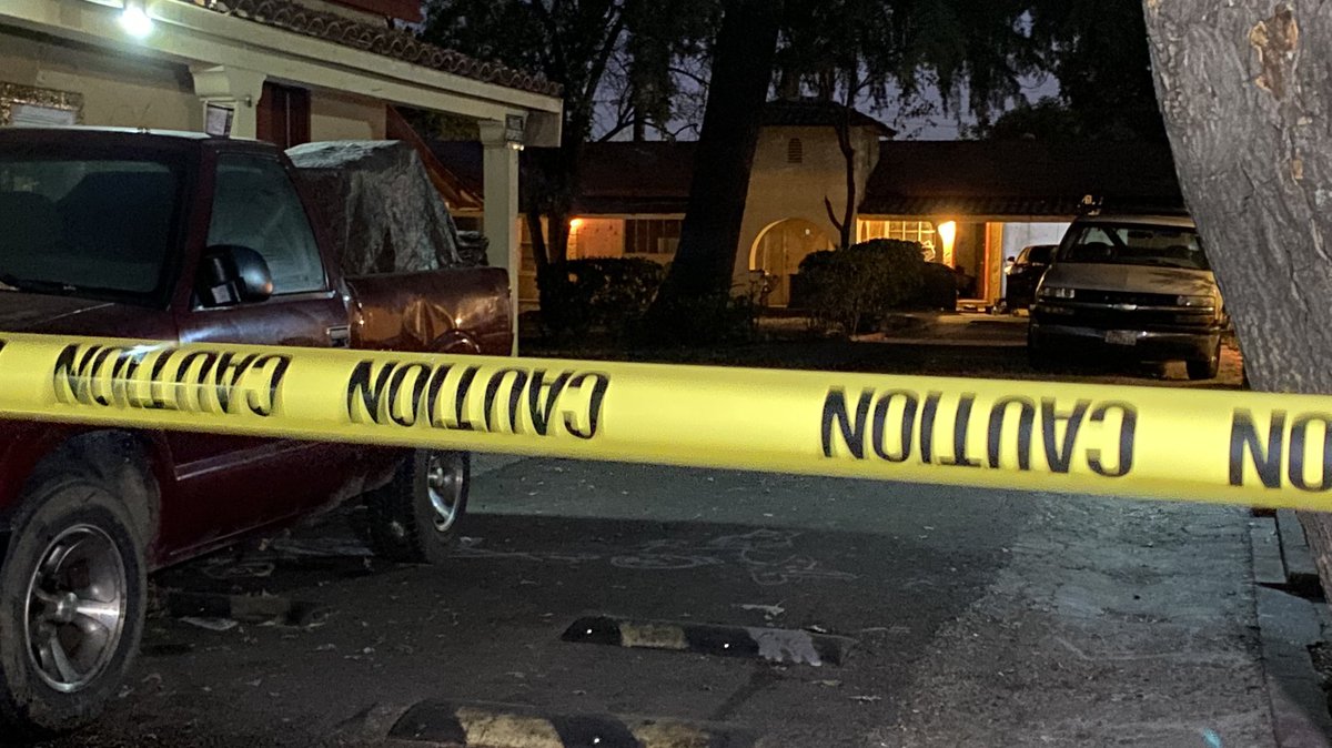 Police in Stockton blocking off an area of the Sunset Motel/Apartments on Wilson Way as they investigate an incident. Witnesses on scene say a man was shot here this evening 