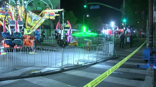 Two men are dead following a shooting at a street carnival in Lincoln Heights