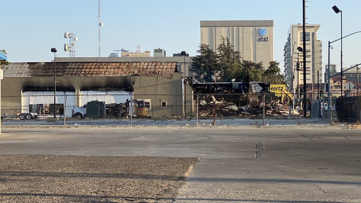 Here's a look at the aftermath from today's 2-alarm blaze in Stockton which sent crews from across the county rushing downtown to douse the flames and stop the plume of black smoke.  