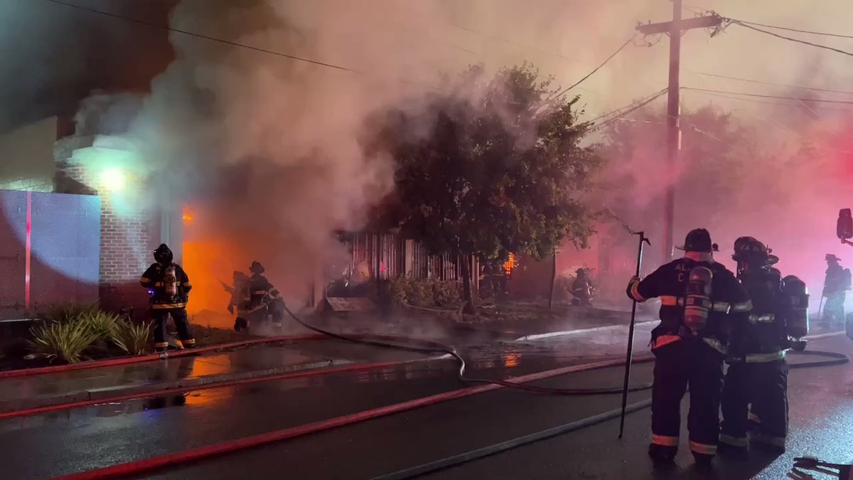 San Leandro commercial structure fire is being treated as a suspected grow house by firefighters. In addition to potentially toxic chemicals, the buildings are generally hard to access due to added security measures - which also means hard to get out for firefighters