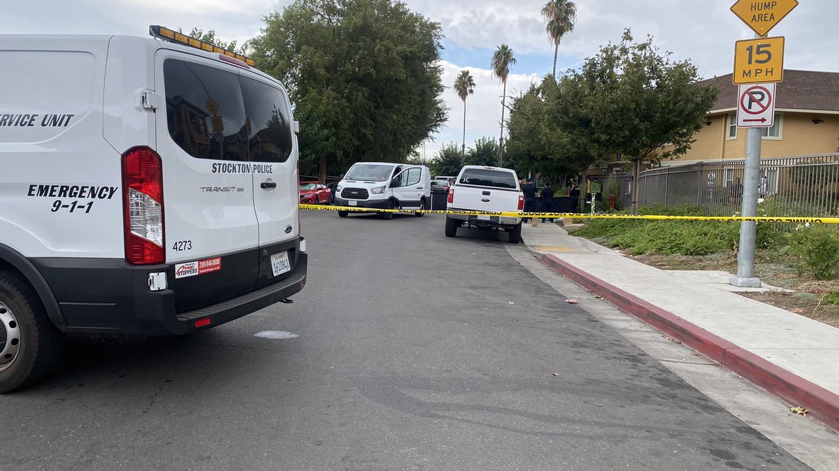 Police in Stockton are searching for a gunman in the city's 42nd homicide of 2022. A man was shot and killed near Rose Marie Ln. and Manchester Ave. this morning. Investigators don't know a motive yet