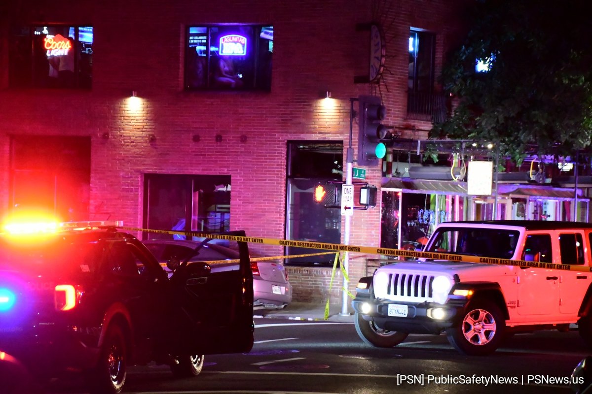 Shooting Midtown  J and 28th Streets At least one fatality in another downtown NightLife related incident. Large area locked down.