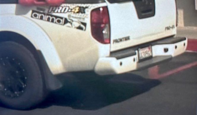 This is the suspect @FontanaPD is searching for. He is suspected of shooting and killing a female this morning. He is believed to be traveling in this white Nissan Truck