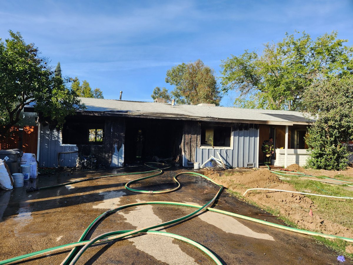 Firefighters have good knockdown on the ShermanFire on Sherman Dr in Red Bluff. Firefighters continue working on containment