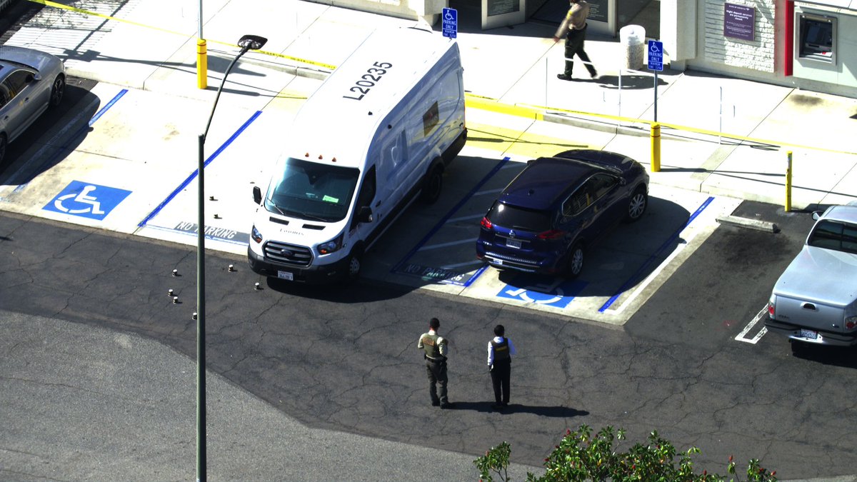 Carson One shot at a Bank of America when the armored car was moving money. Unclear if it was a security guard or armored car personnel that was shot. The victim taken to hospital unknown condition Sheriff Detectives & FBI heading to the scene