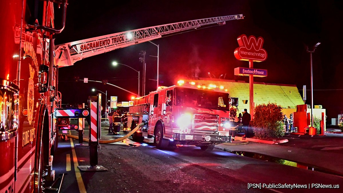 Structure Fire   800 block of El Camino  Just after 5:30 a.m. Thursday, fire crews responded to reports of a structure fire at the iconic Wienerschnitzel on El Camino. Crews battled a stubborn attic fire and are now in overhaul mode. 