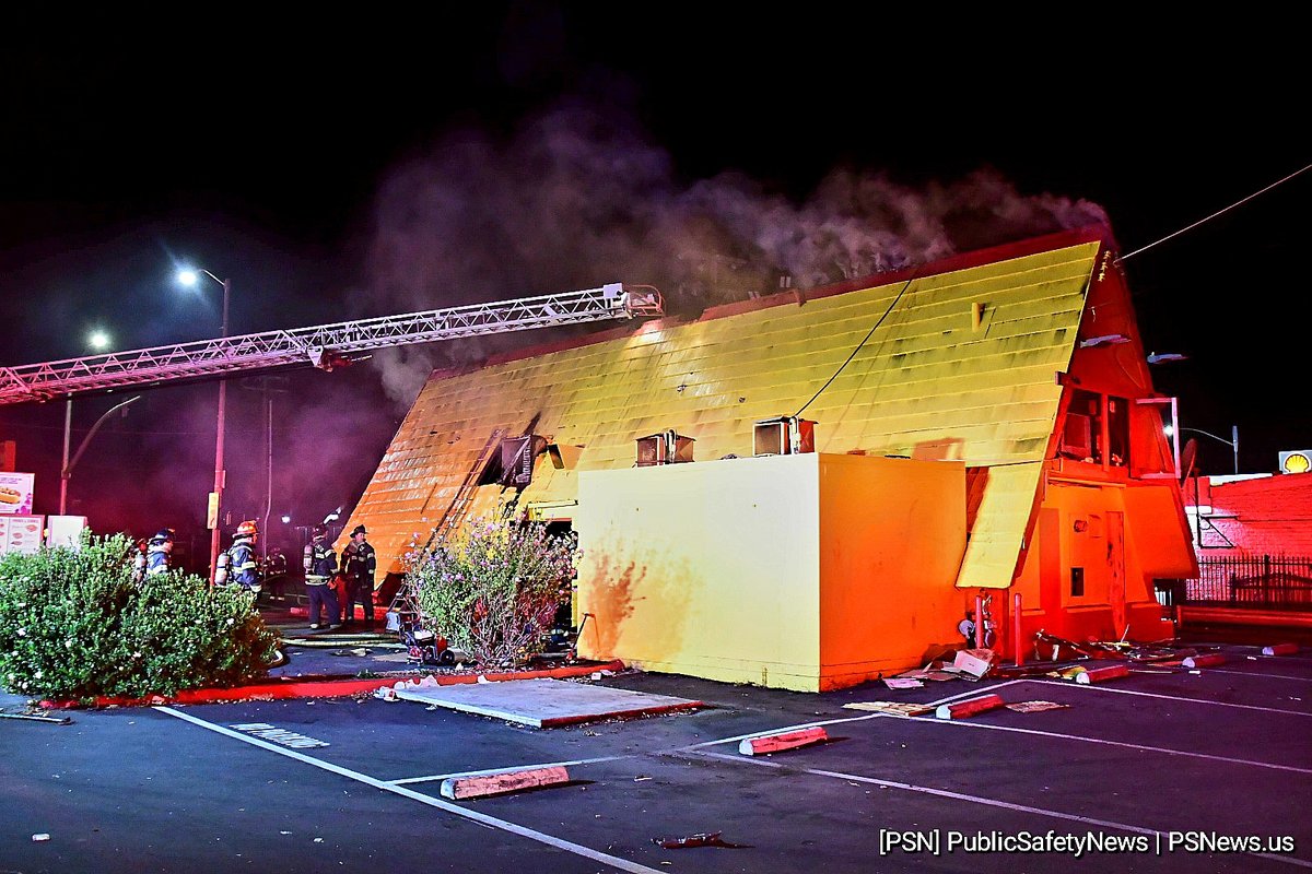 Structure Fire   800 block of El Camino  Just after 5:30 a.m. Thursday, fire crews responded to reports of a structure fire at the iconic Wienerschnitzel on El Camino. Crews battled a stubborn attic fire and are now in overhaul mode. 