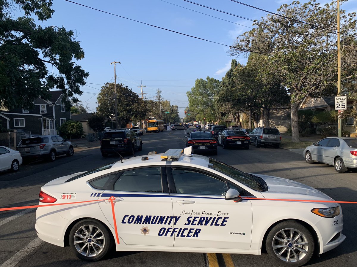 Bus driver had green light when 18 year old man on e-scooter crosses intersection, gets hit by bus with 14 kids on it-ages 14-17.  Bus driver stops.  Collision so bad that man died at scene.  San Jose . 10th& Reed