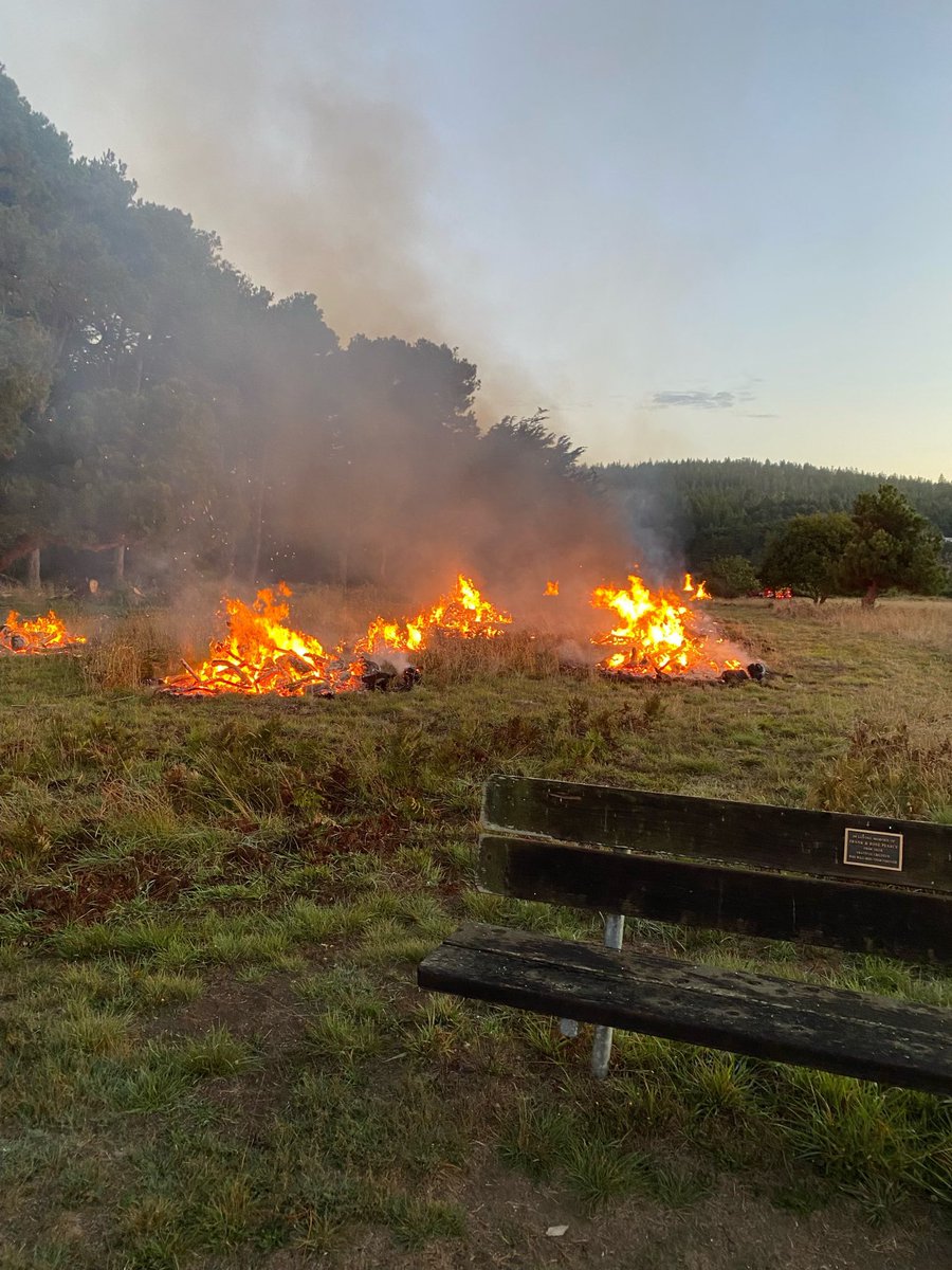 Conducting a controlled burn at Gualala Point Regional Park off of HWY 1 near the coast, which started at 6 a.m. Smoke will be visible. Please do not report the fire to local first responders as we are already aware of the prescribed fire plan