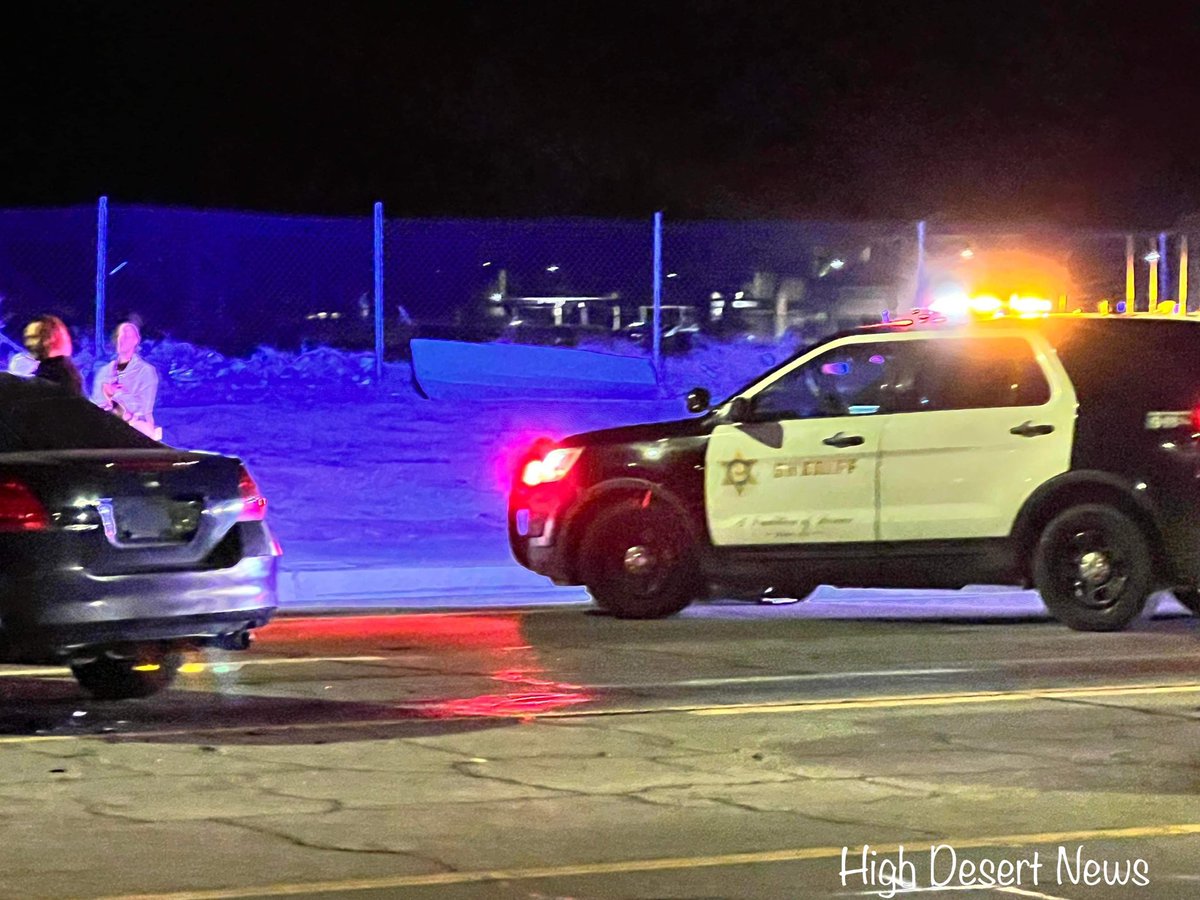 Lancaster,ca: 902t/902r (traffic collision with injuries/ rescue responding) 30th st w and Ave K-8 , 2 vehicles. Picture/video credit: High Desert News