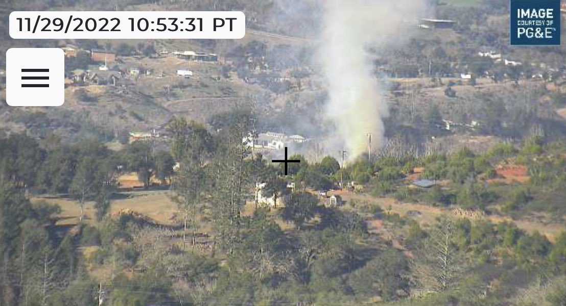 AnaheimFire - CAL FIRE Sonoma-Lake-Napa Unit and local agencies are responding to a vegetation fire on the 1600 block of Anaheim Ct., to the east of Mark West Springs Rd. If traveling in the area, please use caution and give way to emergency vehicles