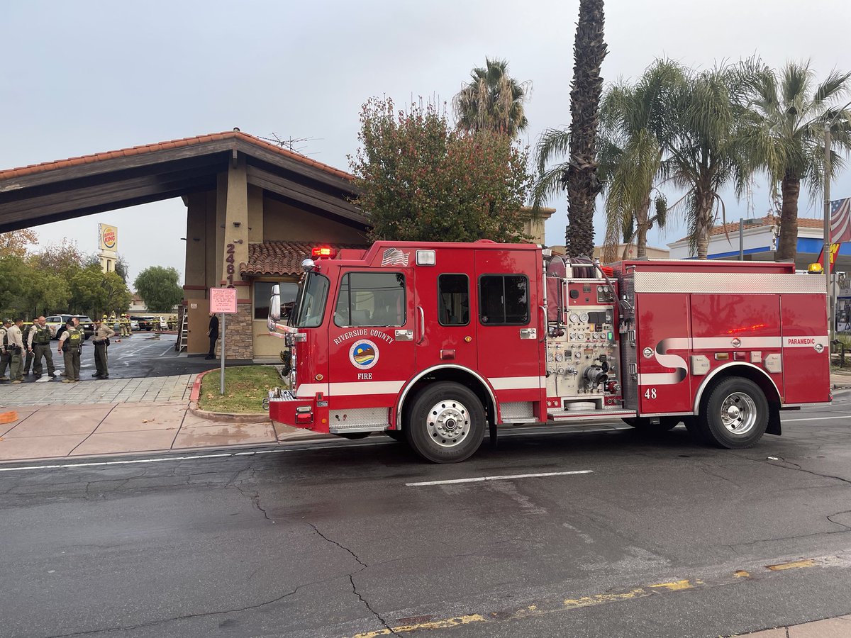 Commercial Structure Fire - 6:54 a.m. 24800 blk Sunnymead Blvd, Moreno Valley.  Firefighters responded to commercial structure with heavy smoke showing.  A 2nd alarm was requested to the scene