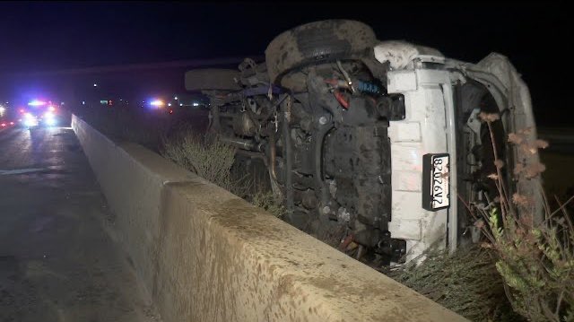 A driver is dead after being ejected in a rollover crash in Escondido late Saturday