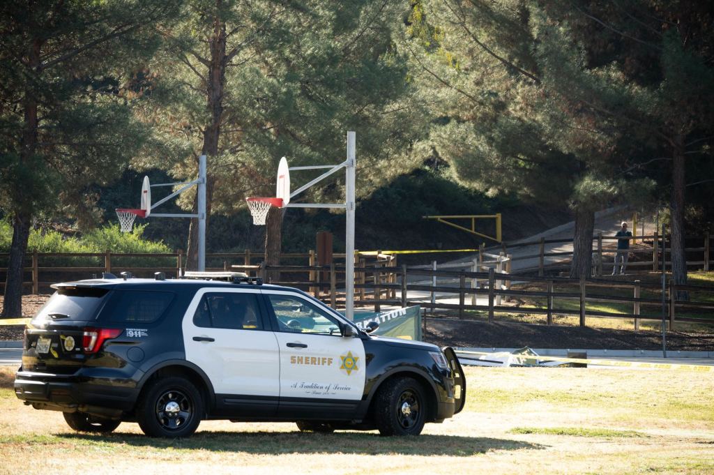 Man's body discovered in park near Santa Clarita school, gun found at the scene