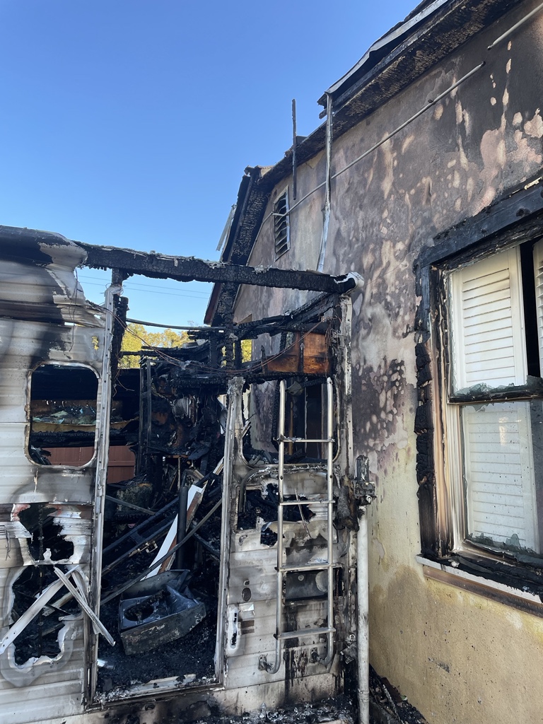 9:00 am - RV fire with extension into house exterior. 500 blk. w. Claremont St. No injuries. The family will be temporarily displaced