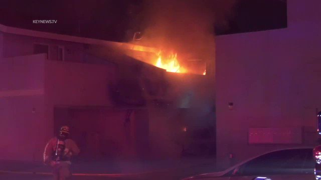 Fire in Downey sends multiple people to hospitals - injuries unclear