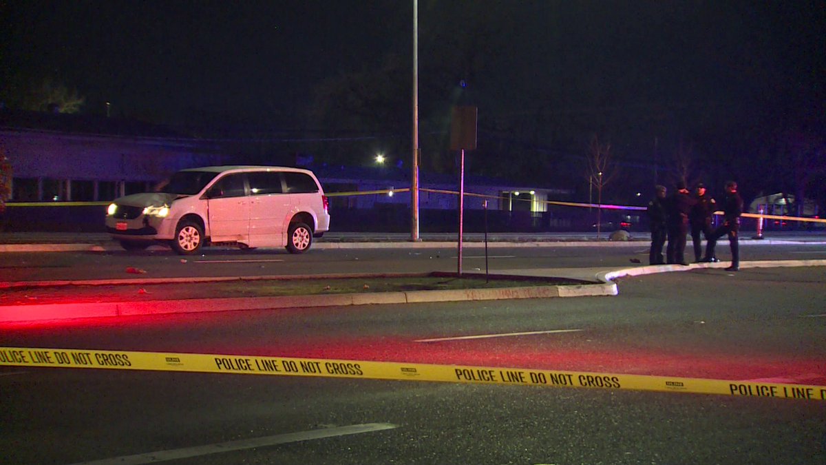 A woman was rushed to the hospital Tuesday evening after officers say she was struck by a vehicle near Shields and Anna in Fresno