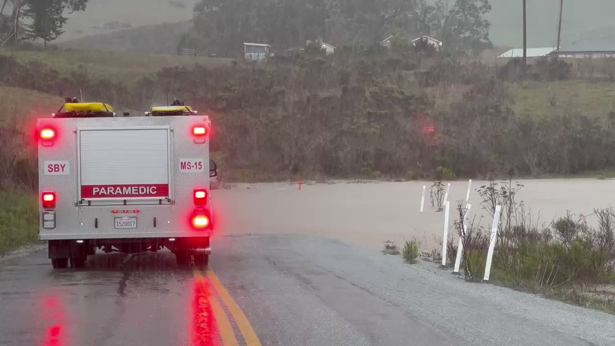 South Bay Blvd. and Turri Road are closed due to flooding, and the only way to travel to or out of Los Osos is Los Osos Valley Road. As of 10 a.m. Camp San Luis has recorded over 4 inches of rain since last night
