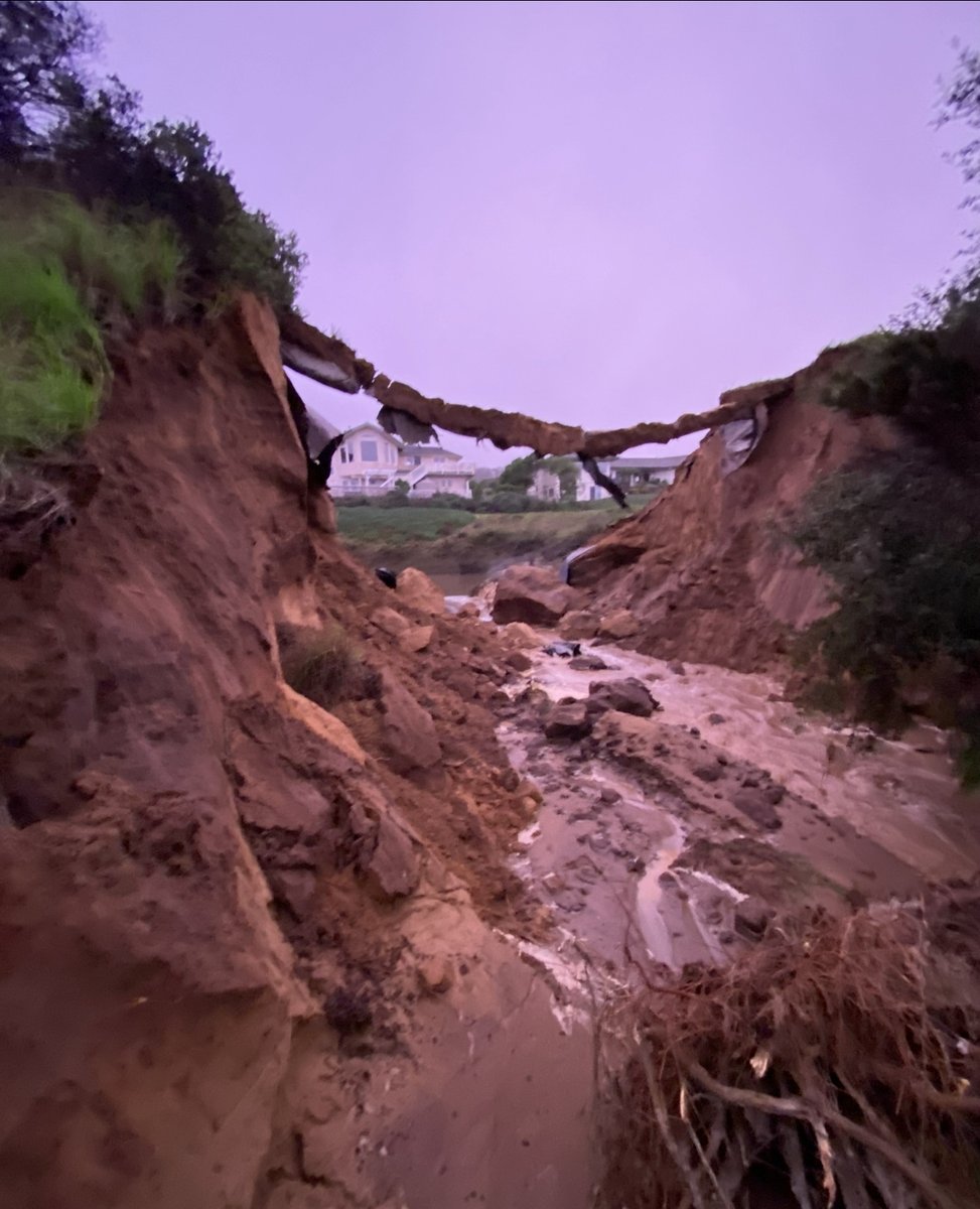 Approximately 20 homes in Los Osos were severely damaged by floodwaters. The damage happened in the vicinity of Vista and Montana Roads