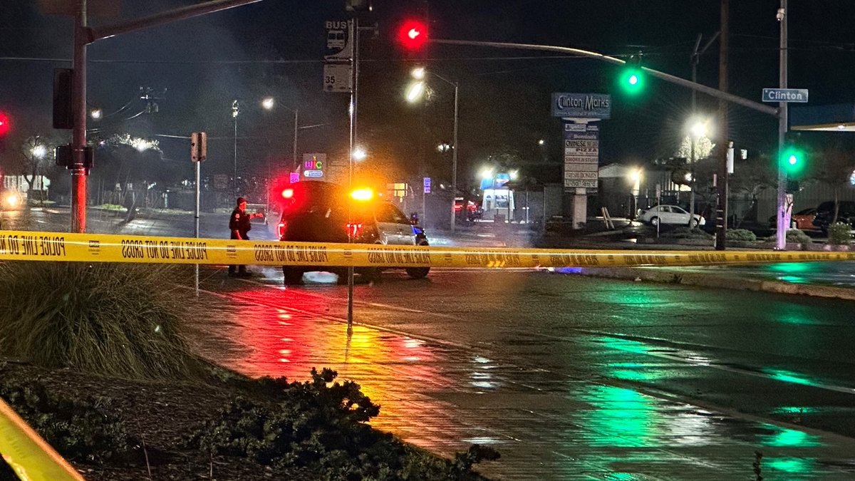 A man was killed Monday after he was struck by two vehicles in Fresno. One driver stayed, and the other took off