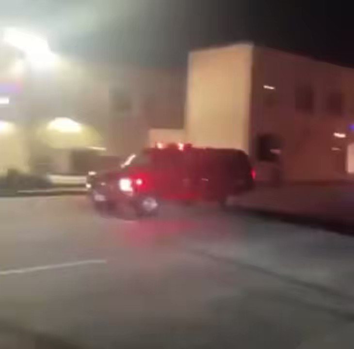 Footage from the shooting scene in Monterey Park in California montereypark