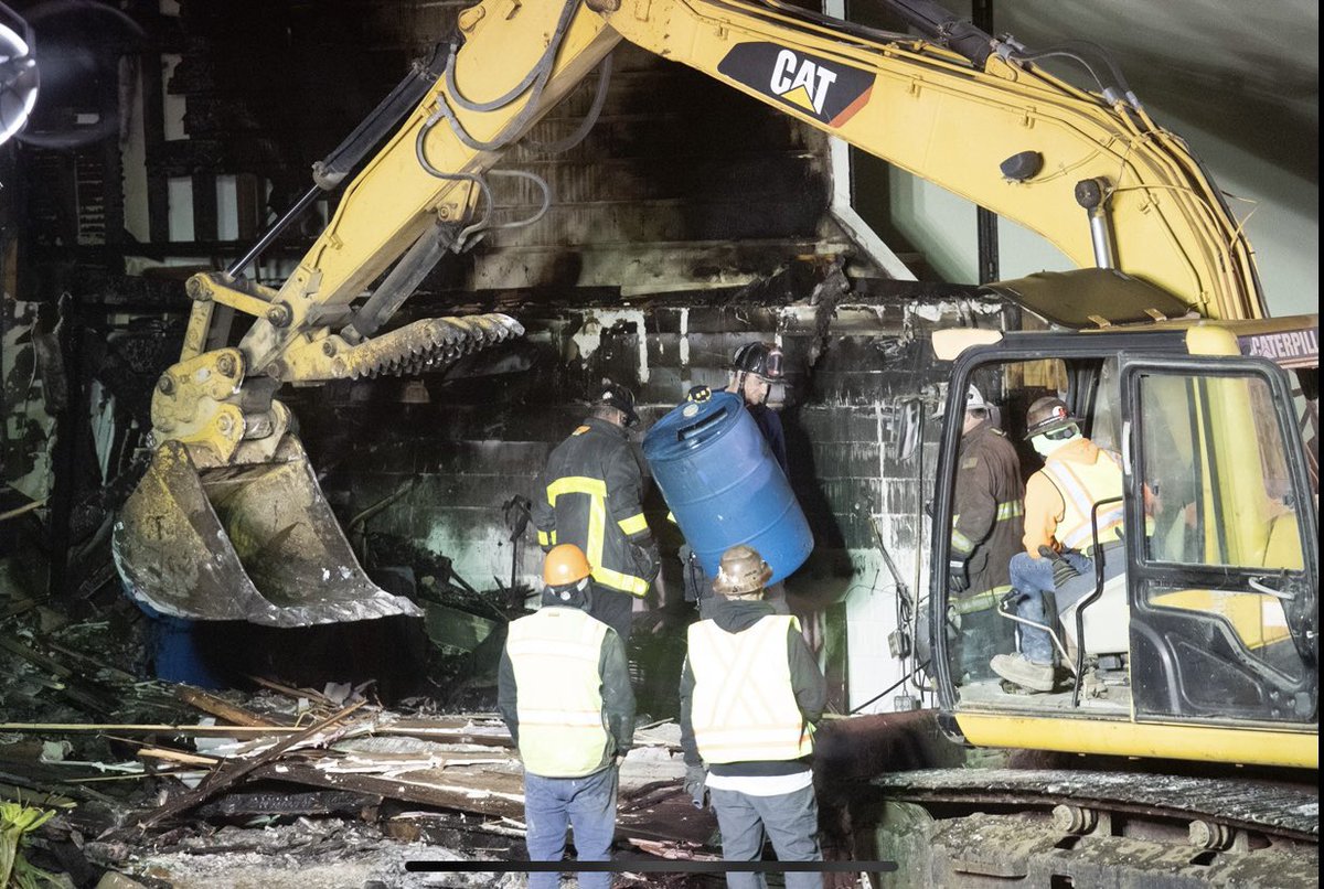 PHOTOS: San Francisco house explosion and fire. I obtained these photos of items pulled from the home that exploded on 22nd Ave. Appear to be many large cylindrical gas tanks and a blue barrel.  @SFFDPIO SF Fire investigators haven't named a cause yet