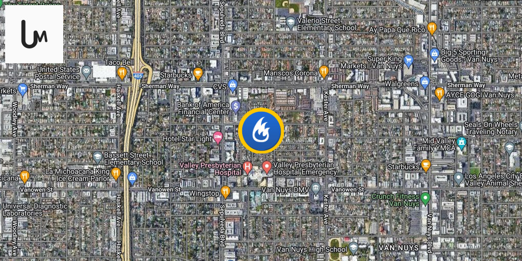 Van Nuys Structure Fire reported at W Marlin Pl / N Burnet Ave lafd ...