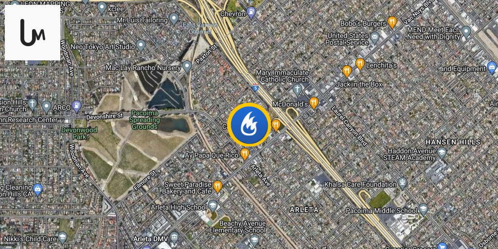 Arleta Structure Fire reported at W Mercer St / N Bartee Ave Los ...