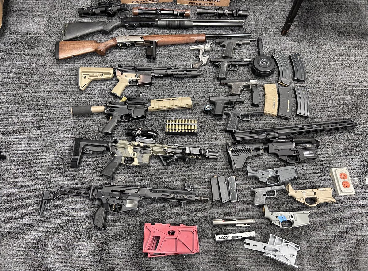 FBI TF conducted 2 SW 650 S Spring Street & 560 S. Main Street.  locs used to manufacture guns &amp; distribute large quantities of narcotics. Recovered Weapons, Fentanyl, Cocaine, Heroin, and Crystal Meth