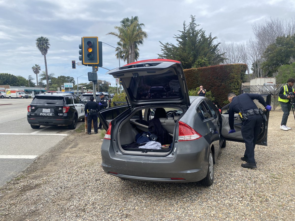 Caught- 6 juveniles with two replica guns, suspected shoplifting at Macy's - La Cumbre.  Witness saw brandishing of a weapon.  They were stopped at State St./Modoc. Santa Barbara Police – on it