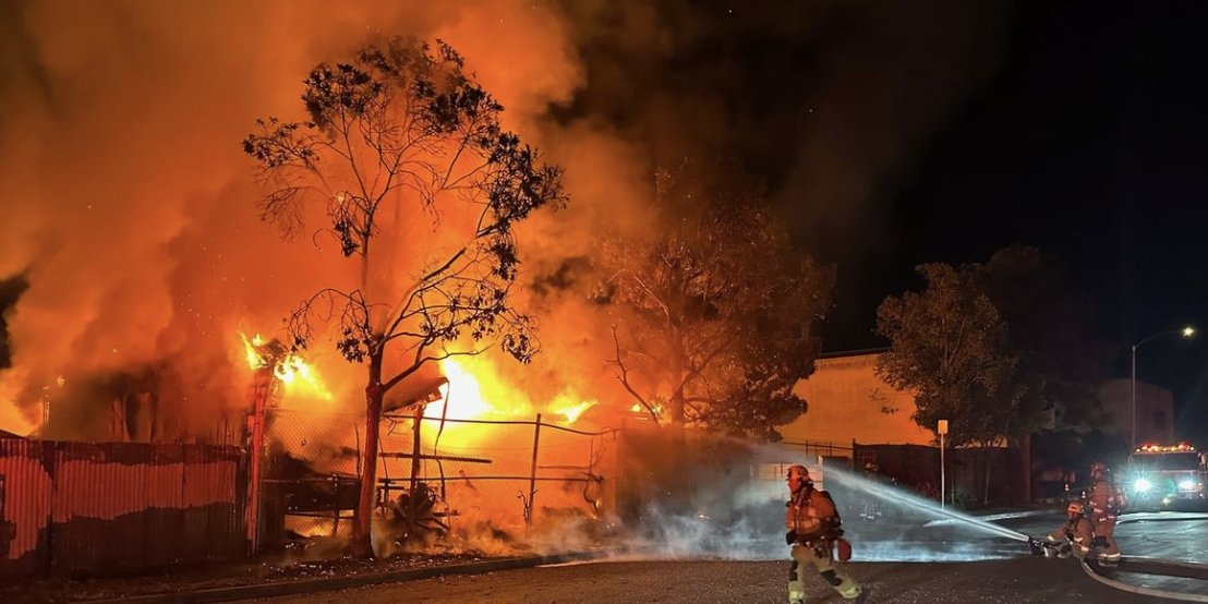 Friday a structure fire in the 700 East Block of Carpinteria St. brought out the Santa Barbara City Fire Department with multiple engines. The fire took 45 minutes to control.  The cause of the fire is under investigation