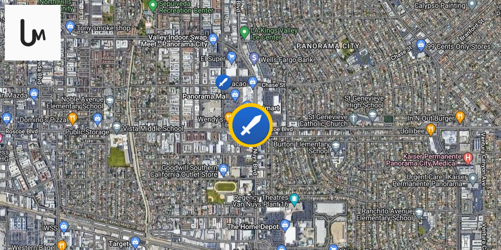 Panorama City Stabbing Victim reported at Van Nuys Blvd x Roscoe Blvd ...