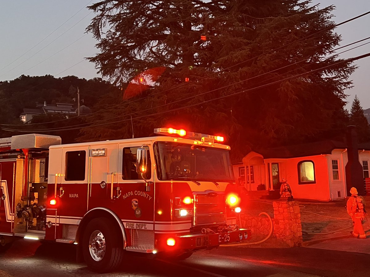 Officials: Crews quickly knock down fire at home in Napa