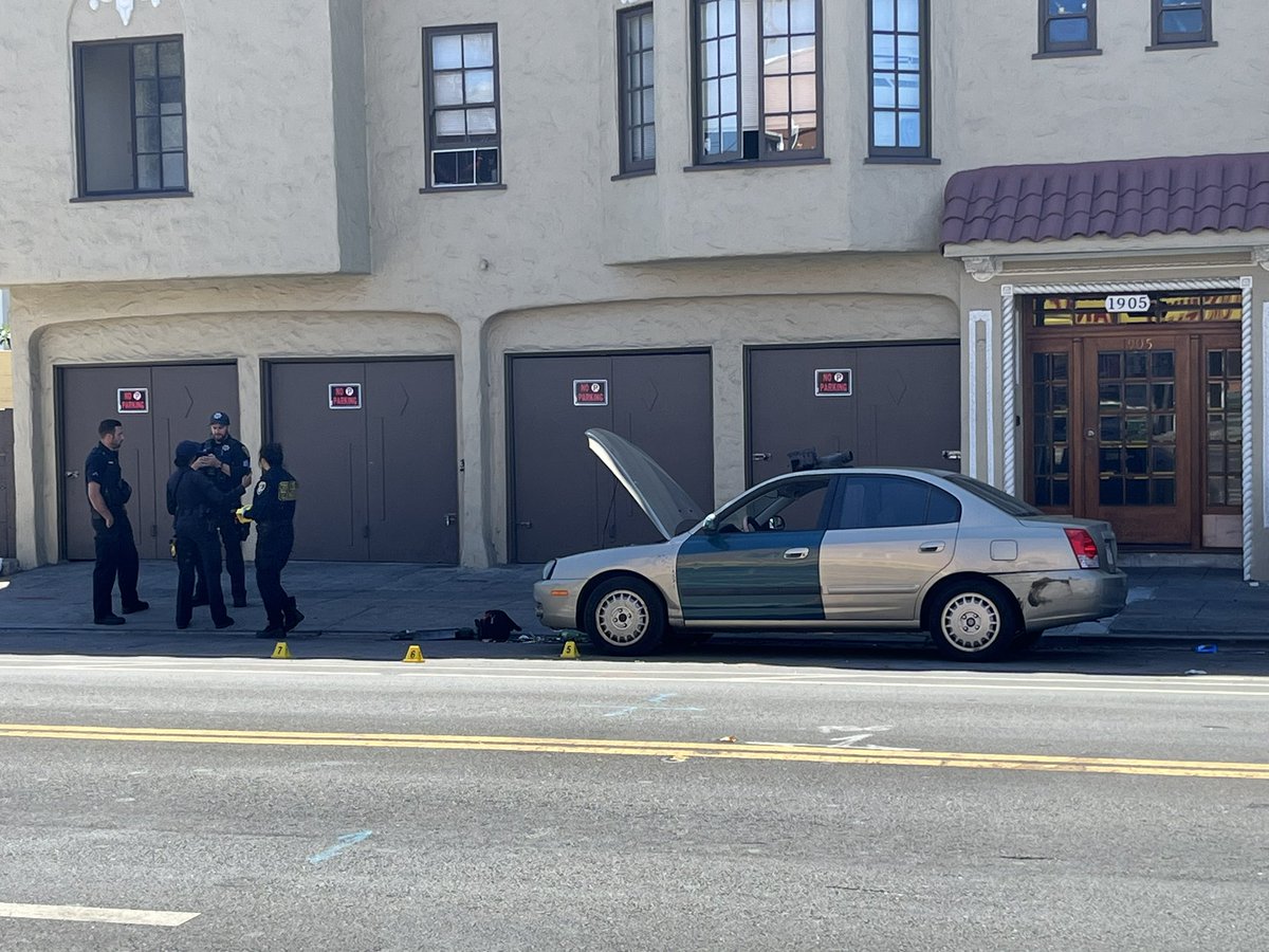 Oakland PD are investigating a shooting at Foothill Blvd and 19th street. Witnesses tell a group of people were working on a car when the drive by shooting happened. According, to witnesses one man was shot