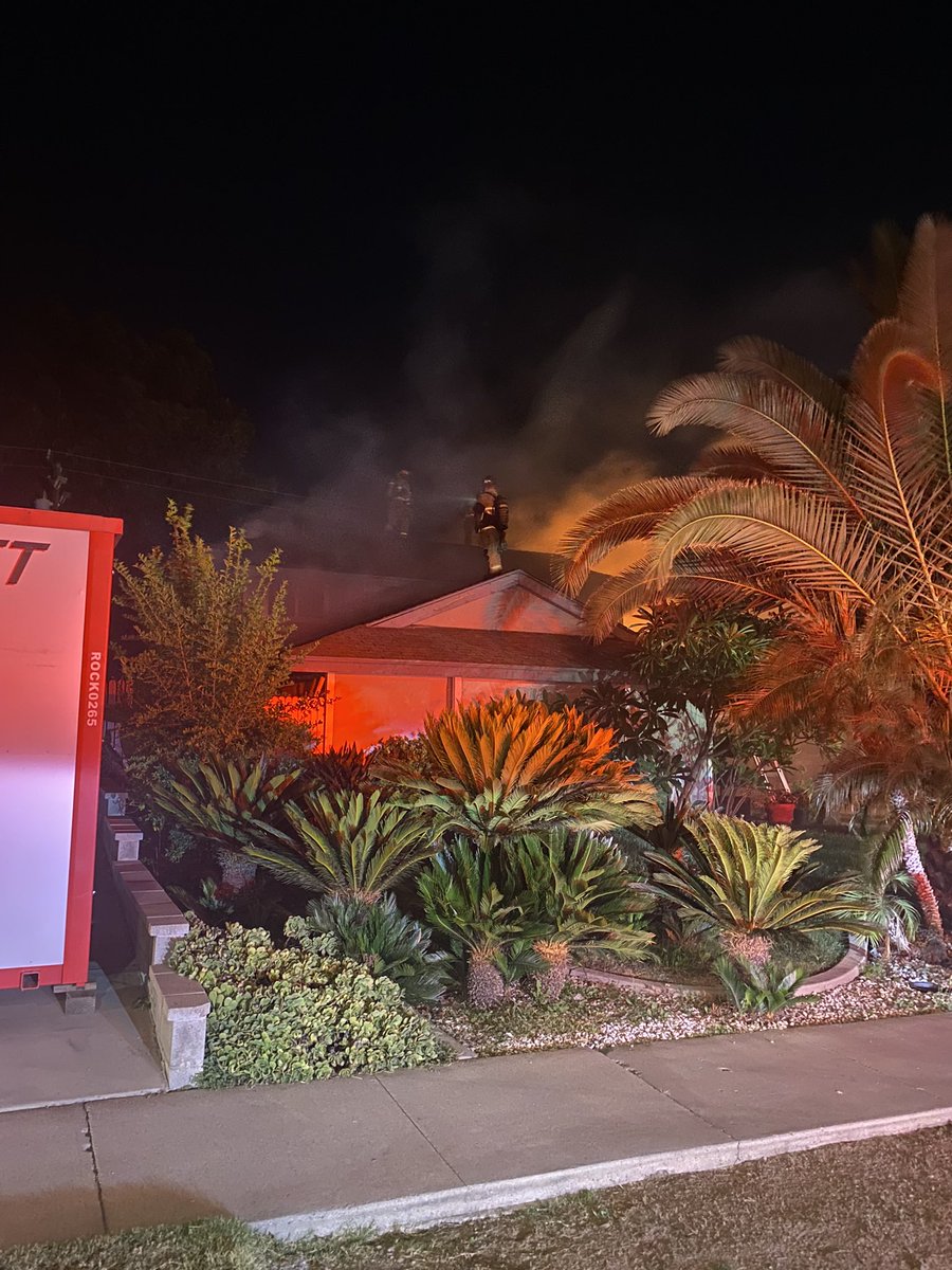 San Bernardino: Firefighters knocked down a residential fire in the 5900 block of Guthrie St this evening.Fire knocked down in approx 25 minutes. No reports of injuries 