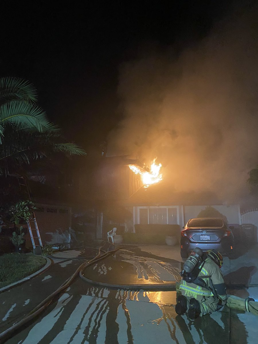San Bernardino: Firefighters knocked down a residential fire in the 5900 block of Guthrie St this evening.Fire knocked down in approx 25 minutes. No reports of injuries 