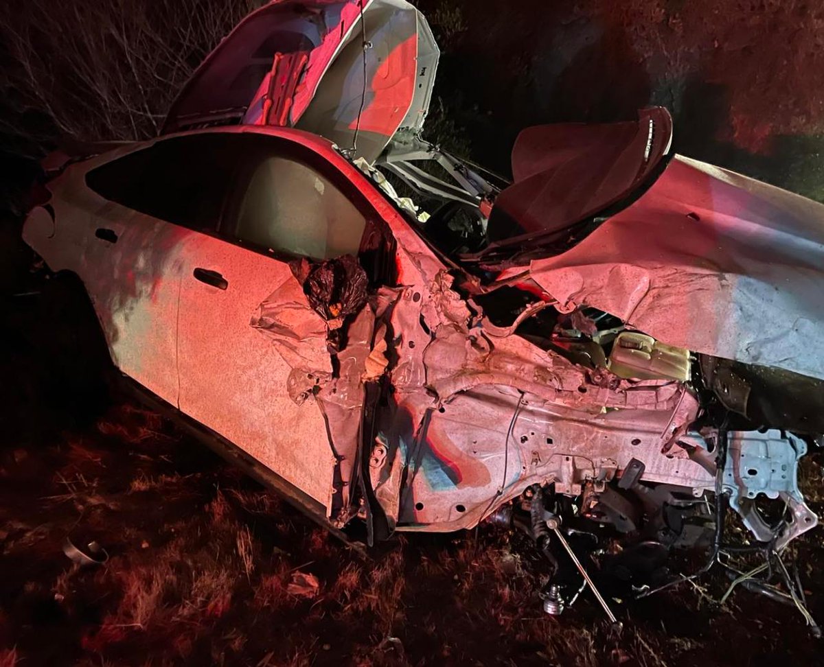 A three-car collision left four people injured and one person dead Sunday evening, according to the Tulare County Fire Department