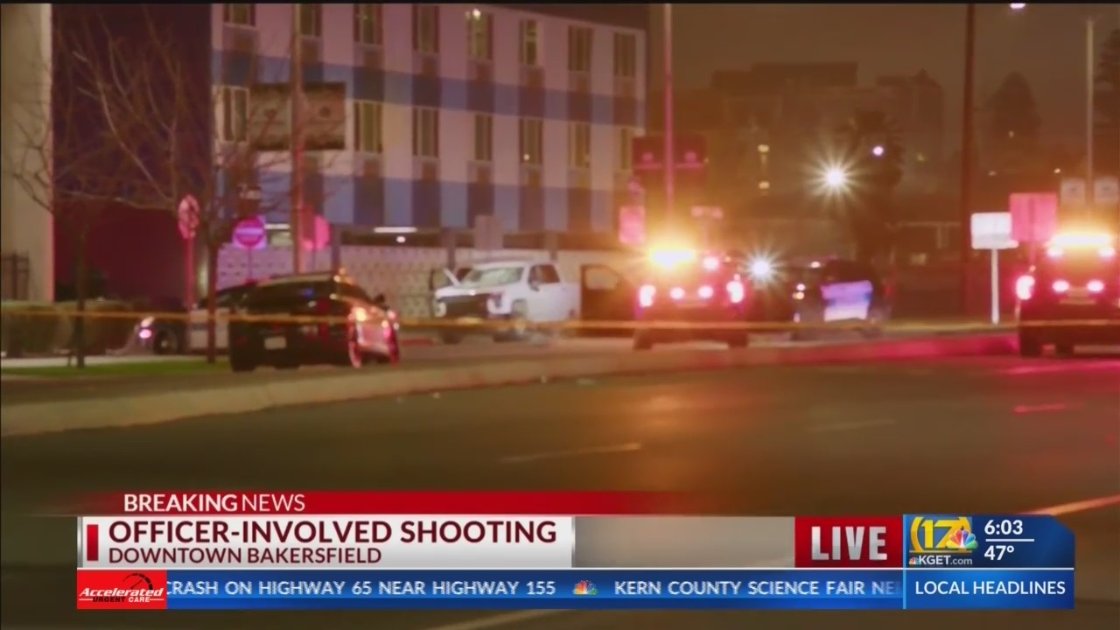 A suspect is dead after an early morning officer-involved shooting in downtown Bakersfield