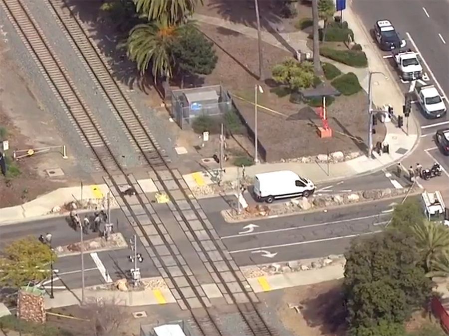 Person on motorized wheelchair hit by train, killed in Vista