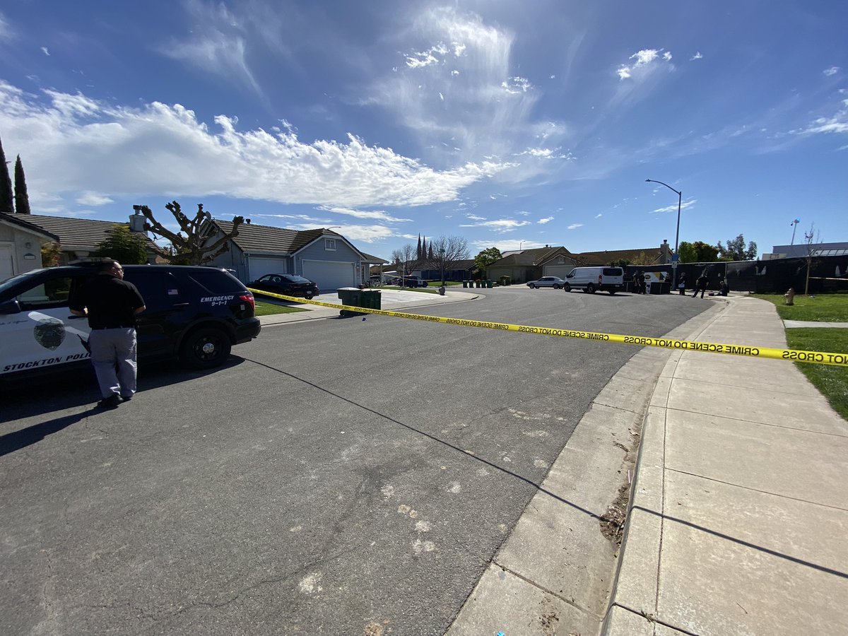 Police are investigating an early morning shooting that left a 20-year-old woman dead and another 20-year-old woman hurt in south Stockton. The scene is large with Ernie Shropshire park completely taped off.