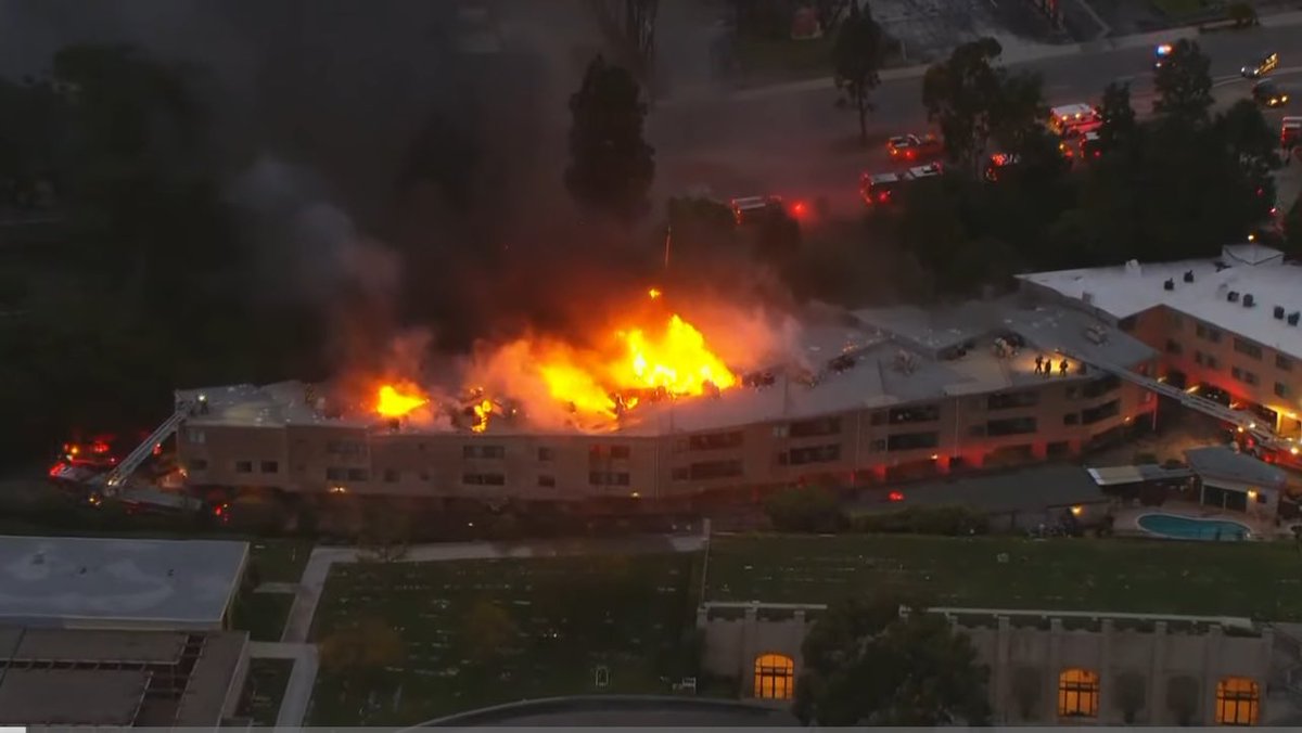 California Lomita 3AlarmFire in an apt building. this video begins when they arrived on scene and the fire takes off.  