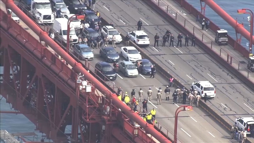 Multiple protesters have been arrested after shutting down the Golden Gate Bridge, snarling the commute into San Francisco.