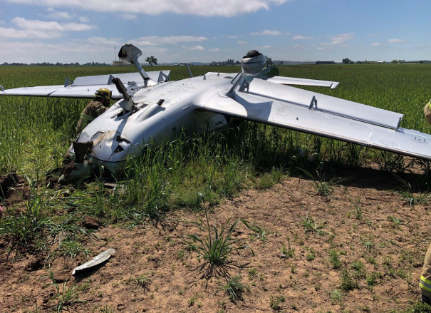 Three people had to be rescued from an airplane that flipped over onto its roof Friday morning in Paso Robles. Paso Robles Fire Department)