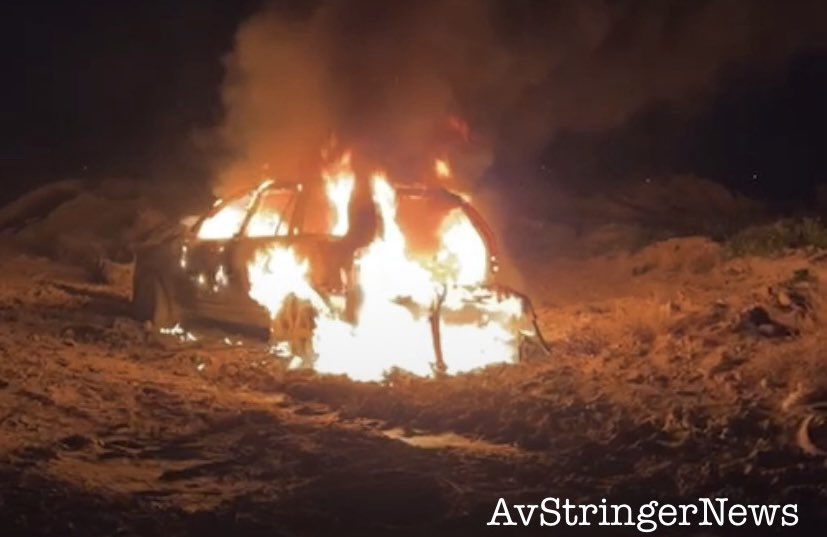Lancaster,ca: 904A(Vehicle fire) 20th St W between Ave H/Ave G vehicle fire in the desert